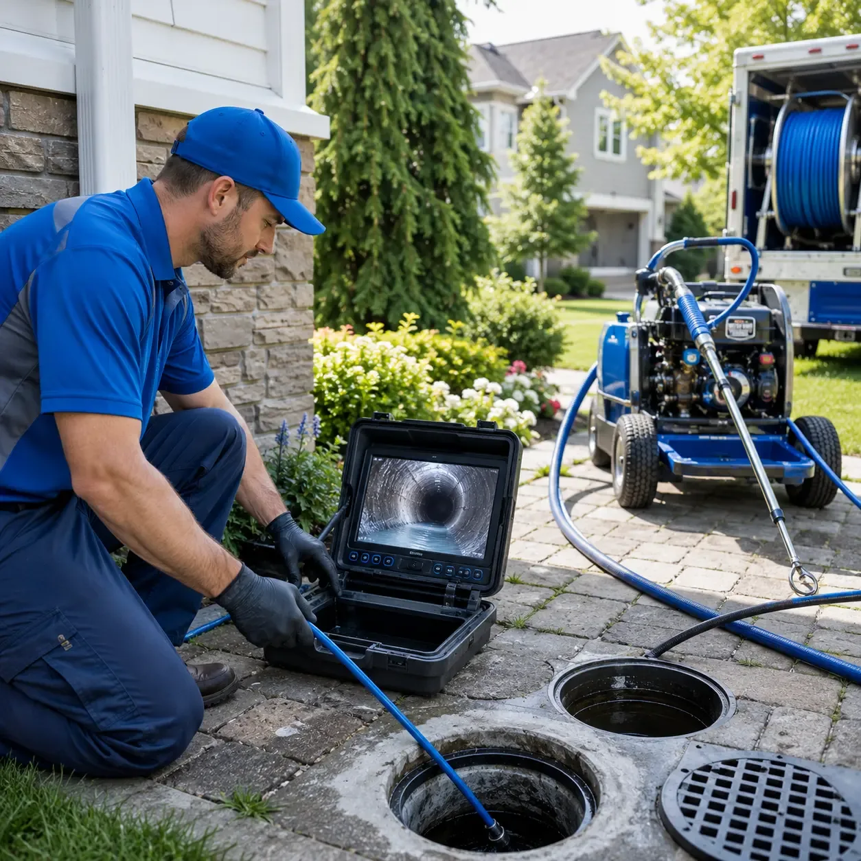 Outdoor drain cleaning professionals serving Butternut, WI